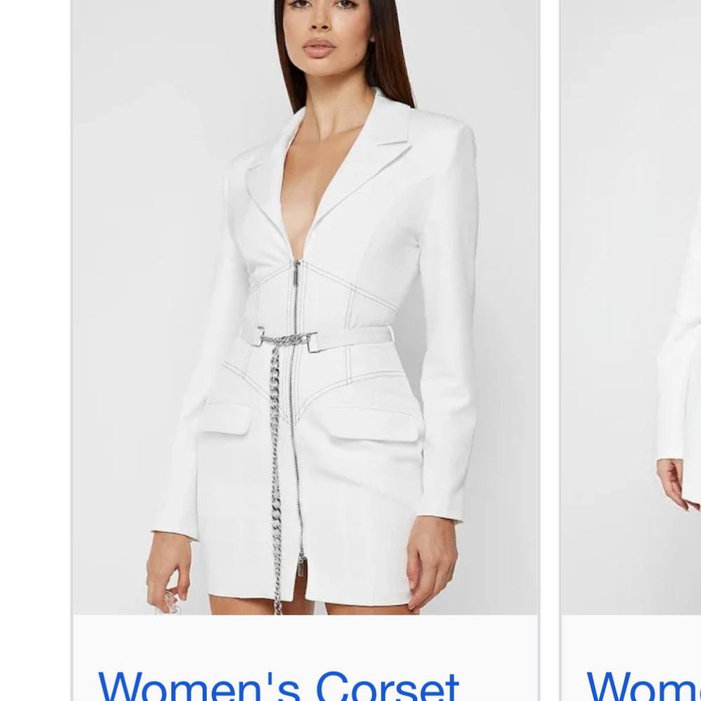 COPY - Brand new maniere de voir blazer corset dress size 0